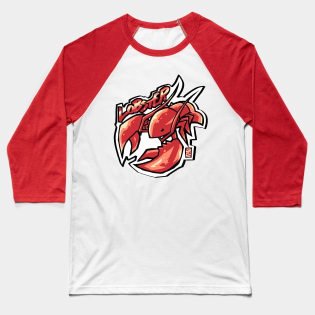 Lobster Baseball T-Shirt by Setzeri